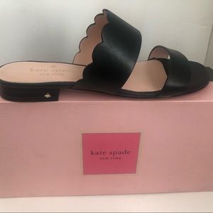 Kate Spade Scalloped Flat Sandal - NWT